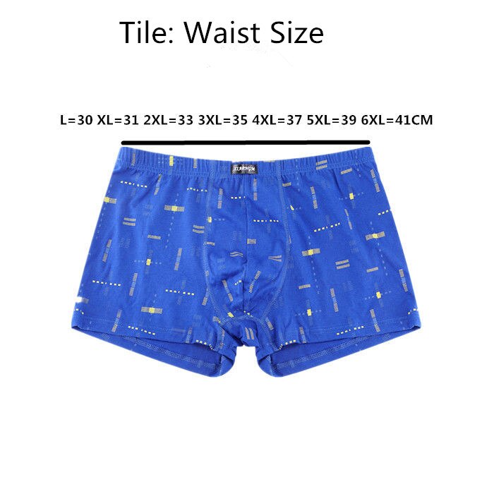1/ stk teenage undertøj trusser herre is silke modal boxershorts u konvekse åndbare bomulds boxershorts