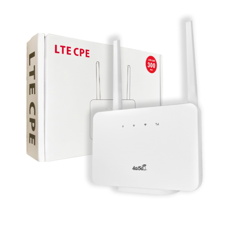 Odblokowany router modemowy 4G LTE z gniazdem karty SIM Bezprzewodowy router domowy 300Mbps 3G 4G SIM Router Wifi RJ45 WAN LAN Modem bezprzewodowy: Default Title