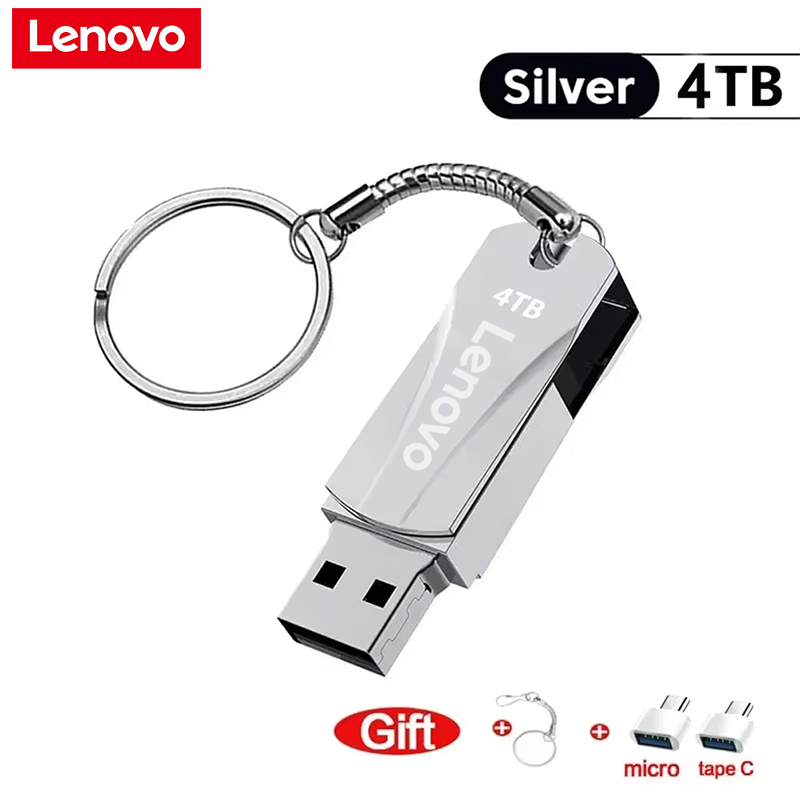 Lenovo 16TB USB Stick 8TB U Disk Hoge Snelheid Overdracht Metalen Draagbare SSD Pendrive Cle USB 3.0 Pen Drive Memoria 4TB U Flash Drive: Optie 8