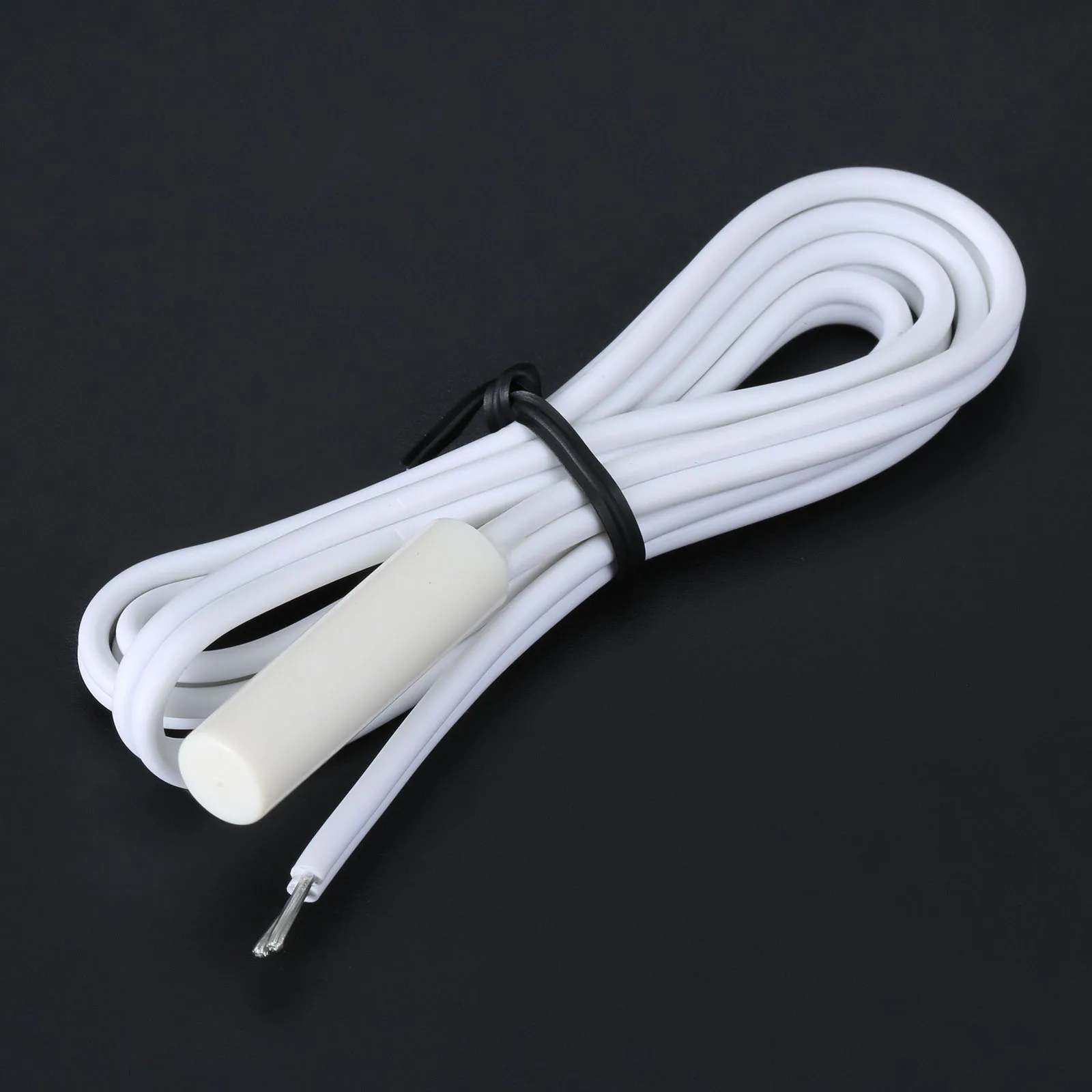 WR55X10025 Refrigerator Temperature Sensor with Line (Thermistor) Kit for General Electric #914093 AP3185407 PS304103 WR50X10027