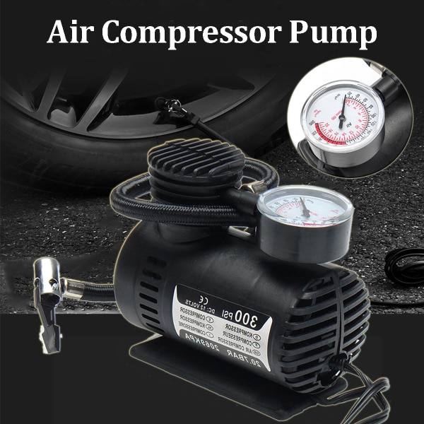1pcs Luchtcompressor Pomp Eequipped met manometer te controle opblaasbare luchtdruk