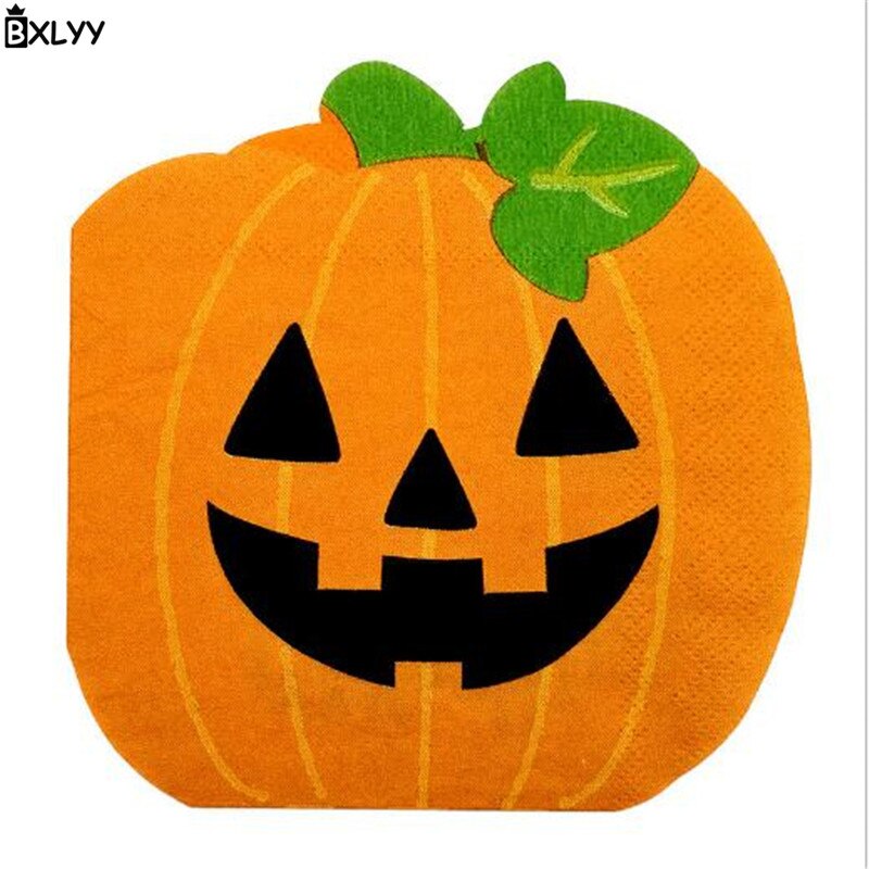 BXLYY Leuke Pompoen Wegwerp Tissue Servet Halloween Party Decoratie Feestartikelen Christmas Home Decorations.7