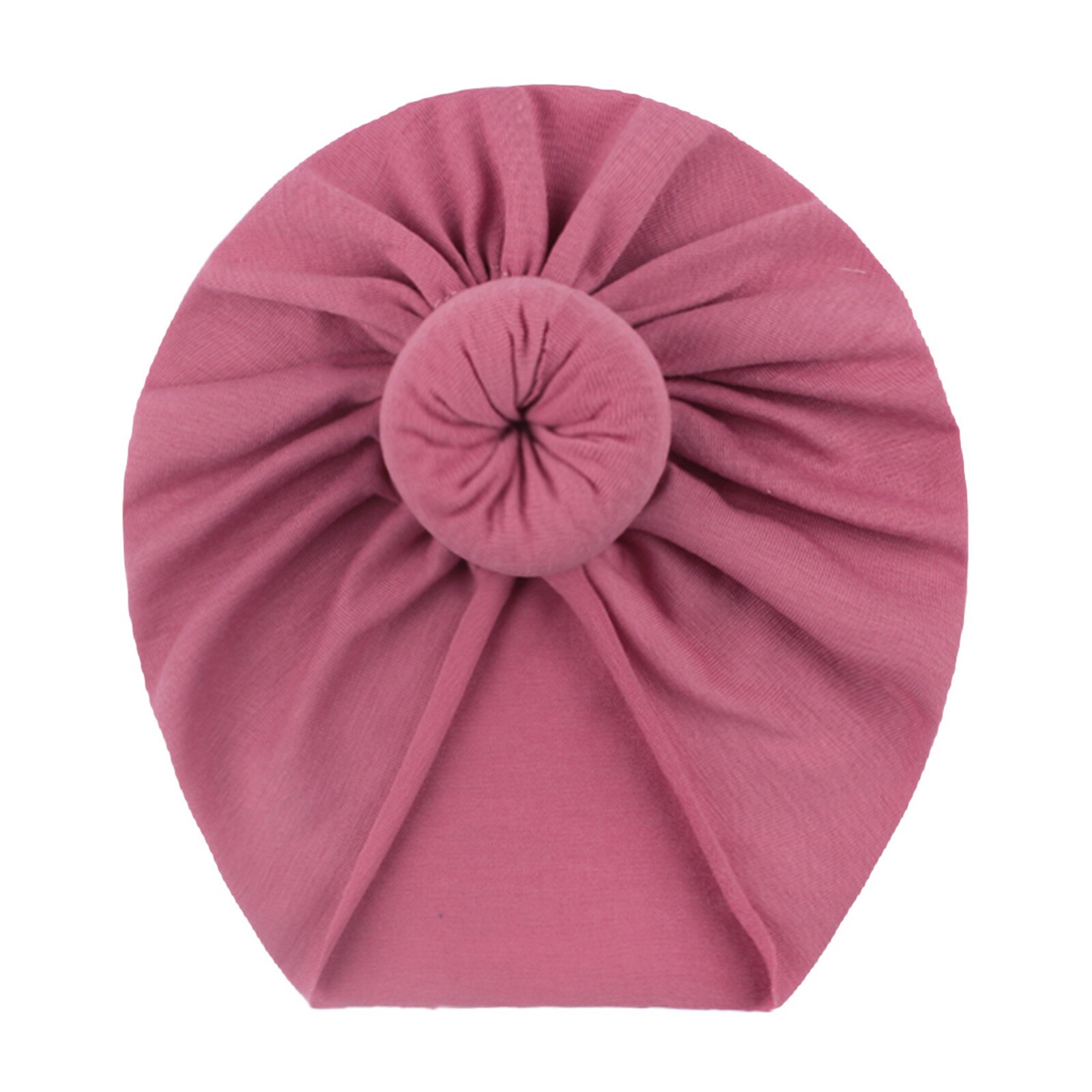 Peuter Kids Baby Hoofdbanden Baby Jongens Meisjes Solid Bow Geknoopt Hoed Beanie Hoofddeksels Accessoires Zachte Tulband Head Band: WR