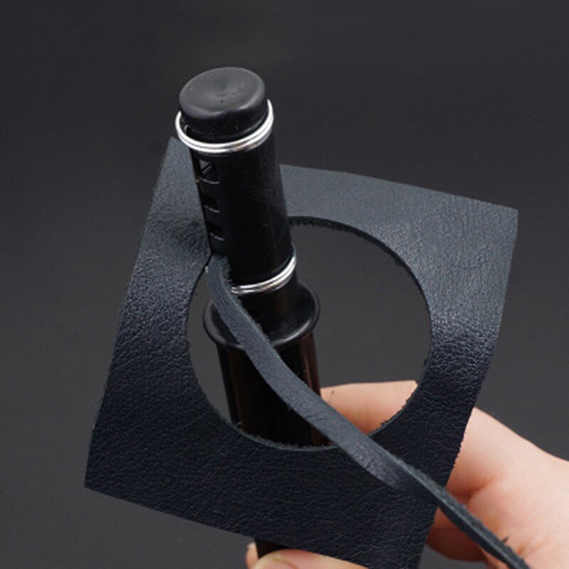 155mm DIY Leather Tools Plastic Swivel Leather Strip & Strap Hand Cutter Craft Tools With 3 Blade Tool Cutting