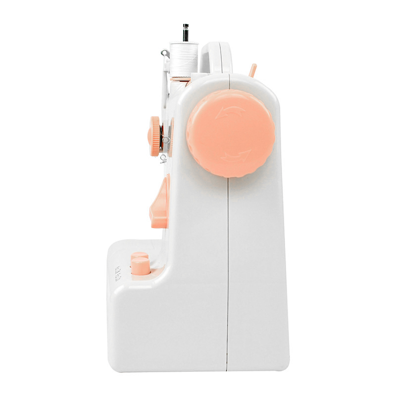 Best Mini Sewing Machine Built-In Light Mending Machine Dual Speed Double Thread Stitching Electric Pedal Sewing US Plug