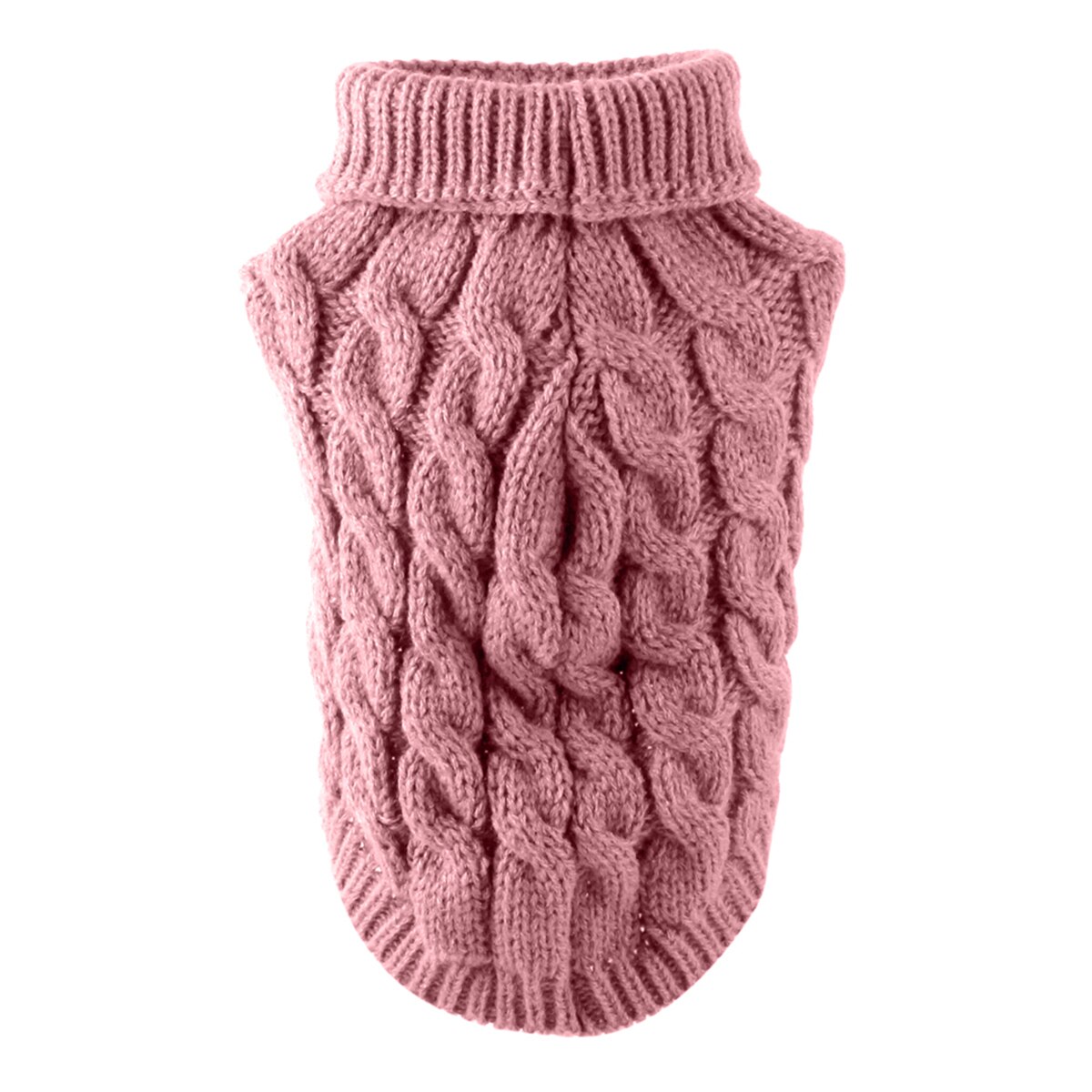 Pet Hond Kat Gebreide Jumper Winter Warme Trui Puppy Jas Jas Kleding Kostuum Combinaison Pantalon Femme Honden Winter Kleding: Skin Pink / S