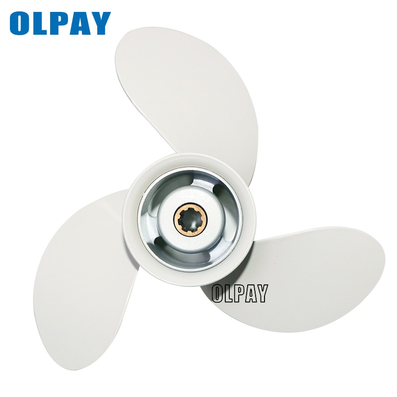 Moyeu d'hélice pour Yamaha F9.9 | 8 1/2x8 1/2 N, moteur de bateau 9.9HP 4 temps