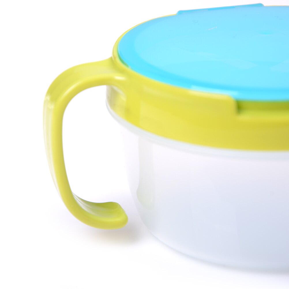 Spædbørn børn 360 roterende spildsikker skål tallerkener bordservice baby snack skål mad beholder fodring af børn hjælpe mad