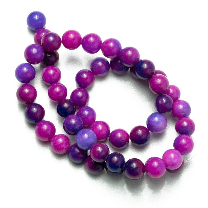 Sugilite Natural Stone Beads Round Loose Beads 4 6 8 10 12mm for Jewelry Making DIY Bracelet Necklace Accessories: 6mm(about 63pcs)