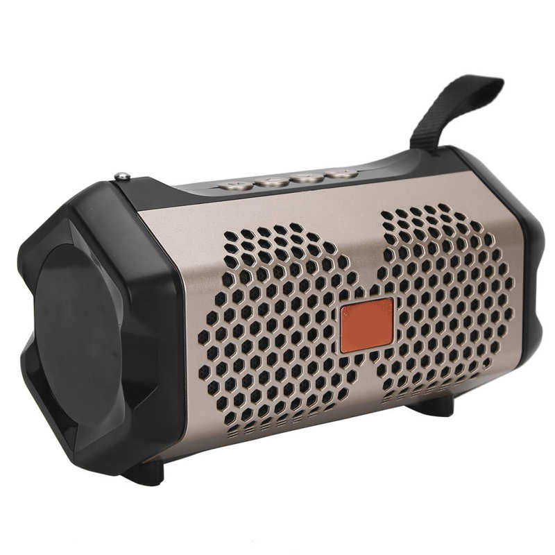 Draagbare luidspreker, draadloos geluidssysteem, bas stereo, buitenmuziekspeler, fm-radio