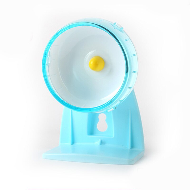 Silent hamster Chinchilla running Exercise wheel rack hamster small animal guinea pig sports balls toys hamster accessories: blue