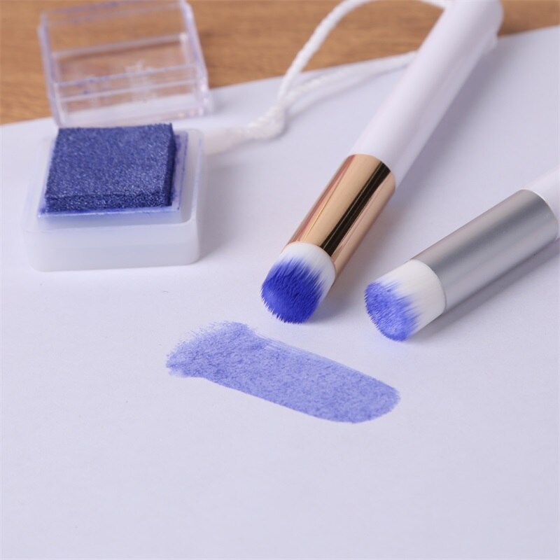 Juego de Mini brochas de mezcla útiles, estante para mezclar tinta, fácil, tarjetas de álbum de recortes, herramientas de mano para pintar,