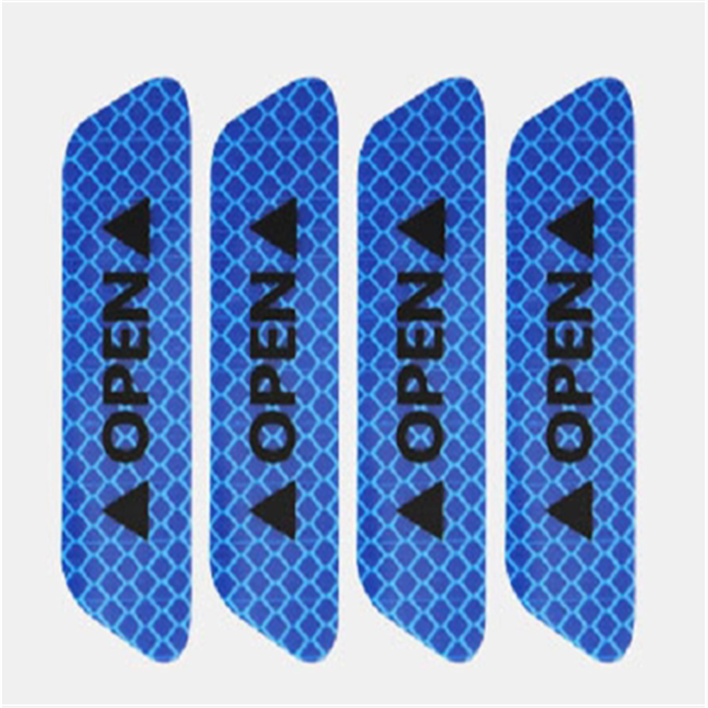Car Door Stickers OPEN Reflective for Geely Vision SC7 MK CK Cross Gleagle SC7 Englon SC3 SC5 SC6 SC7 Panda: Blue