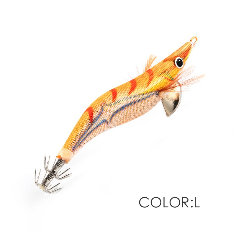 LETOYO 3.5 #18.5g 110mm Luminous przynęta na kalmary Search grzechotka przynęta na kalmary ging dla połowów morskich przynęta przynęta ośmiornica mątwy kałamarnica hak: L