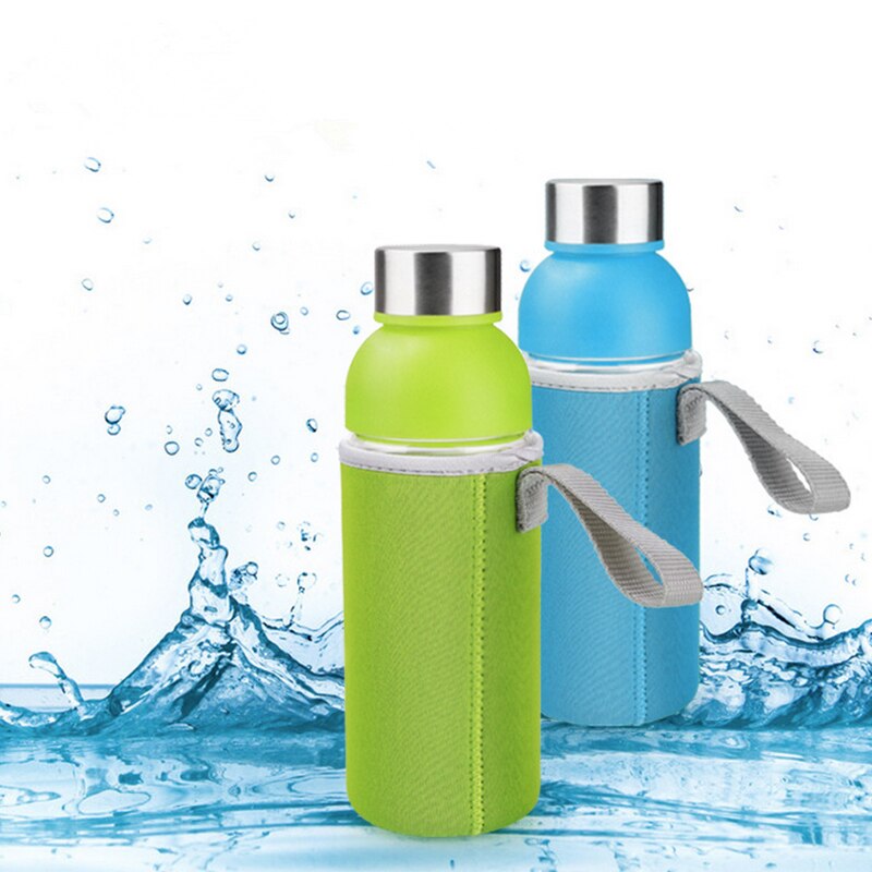 Sport Water Fles Cover Neopreen Isolator Sleeve Bag Case Voor 550Ml Draagbare Vacuüm Cup Set Sport Camping Accessoires
