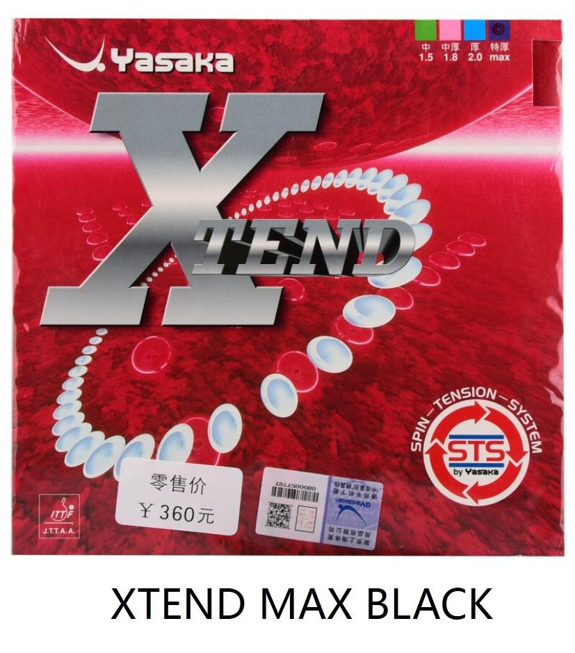 Original Yasaka Xtend Hs Table Tennis Rubber Inner Ping Pong Racket Rubber Pimples In: XTEND MAX BLACK
