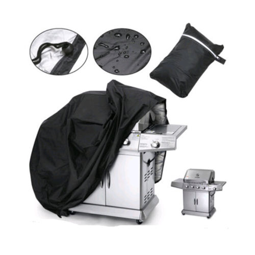 Bbq grill trekk støvtett vanntett grill trekk regn grill solskjerm bbq cover