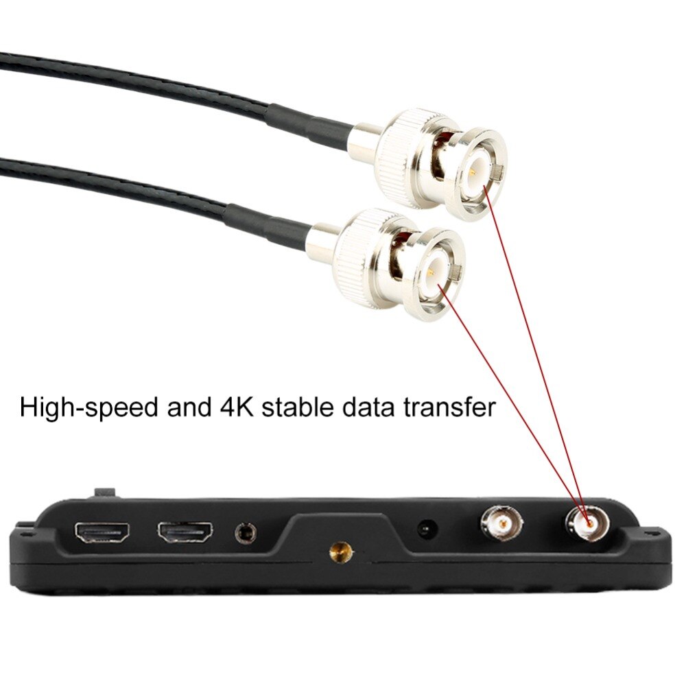 NICEYRIG 4k câble vidéo pour Blackmagic câble vidéo caméra haute vitesse SDI en vidéo câble HD pour Black Magic 4K Assist (1 mètre)