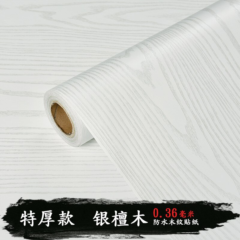 Rollo de papel tapiz autoadhesivo para muebles y armarios, película decorativa de vinilo, impermeable, PVC, pegatinas de grano de madera para decoración del hogar, bricolaje
