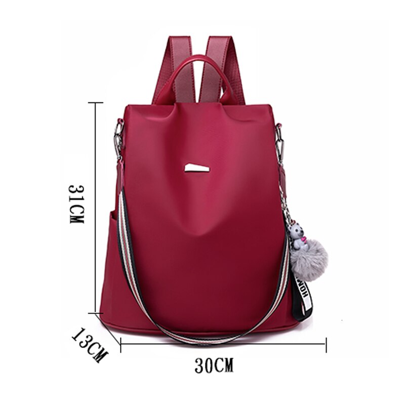 Wielofunkcyjny nowy damski plecak antykradzieżowy wysokiej jakości Oksford wodoodporna uniwersalna torba podróżna popularna dziewczyna plecak