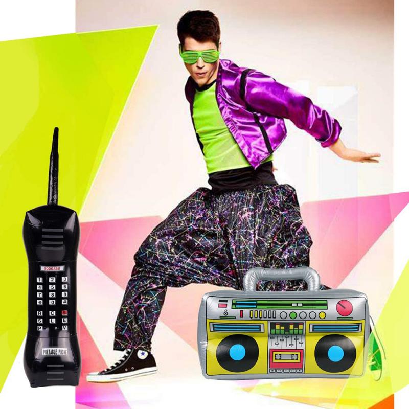1/2PCS Interesting Radio Communication Machine Broadcaster Inflatable Mobile Phone Props PVC Inflatable Toy Party Decoration