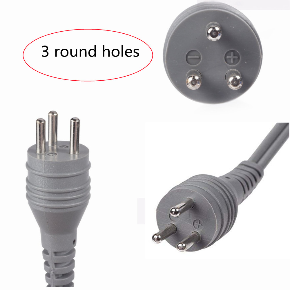 3 Pin Cord For 30000 RPM Electric Nail Drill Handpiece Hand Shank for Up200 Drill Machine Nail Art Tools
