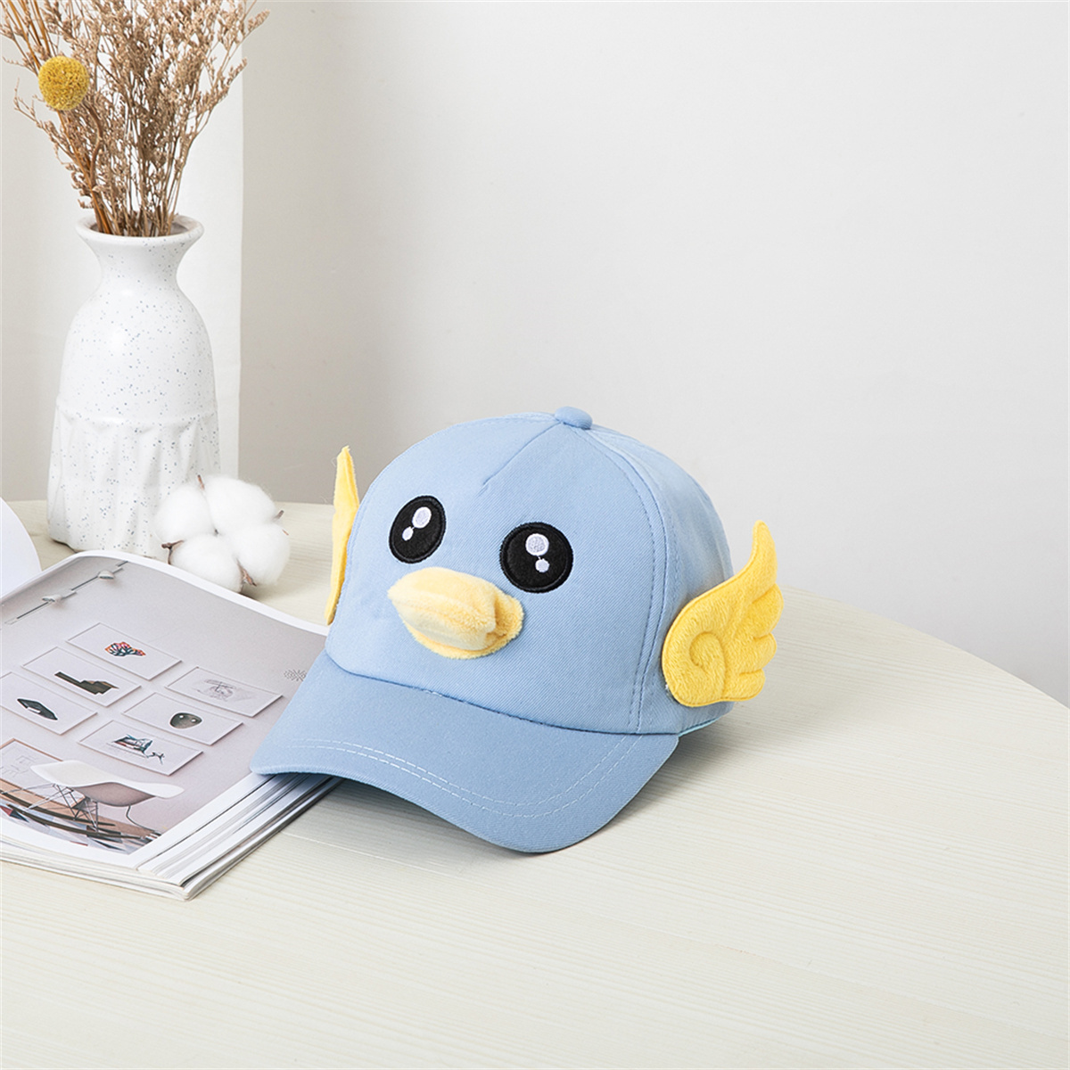 Gorra de béisbol para niños y niñas, sombrero de sol clásico de graffiti, color sólido, patrón divertido tridimensional, gorra de béisbol para niños, sombrero de: Azul