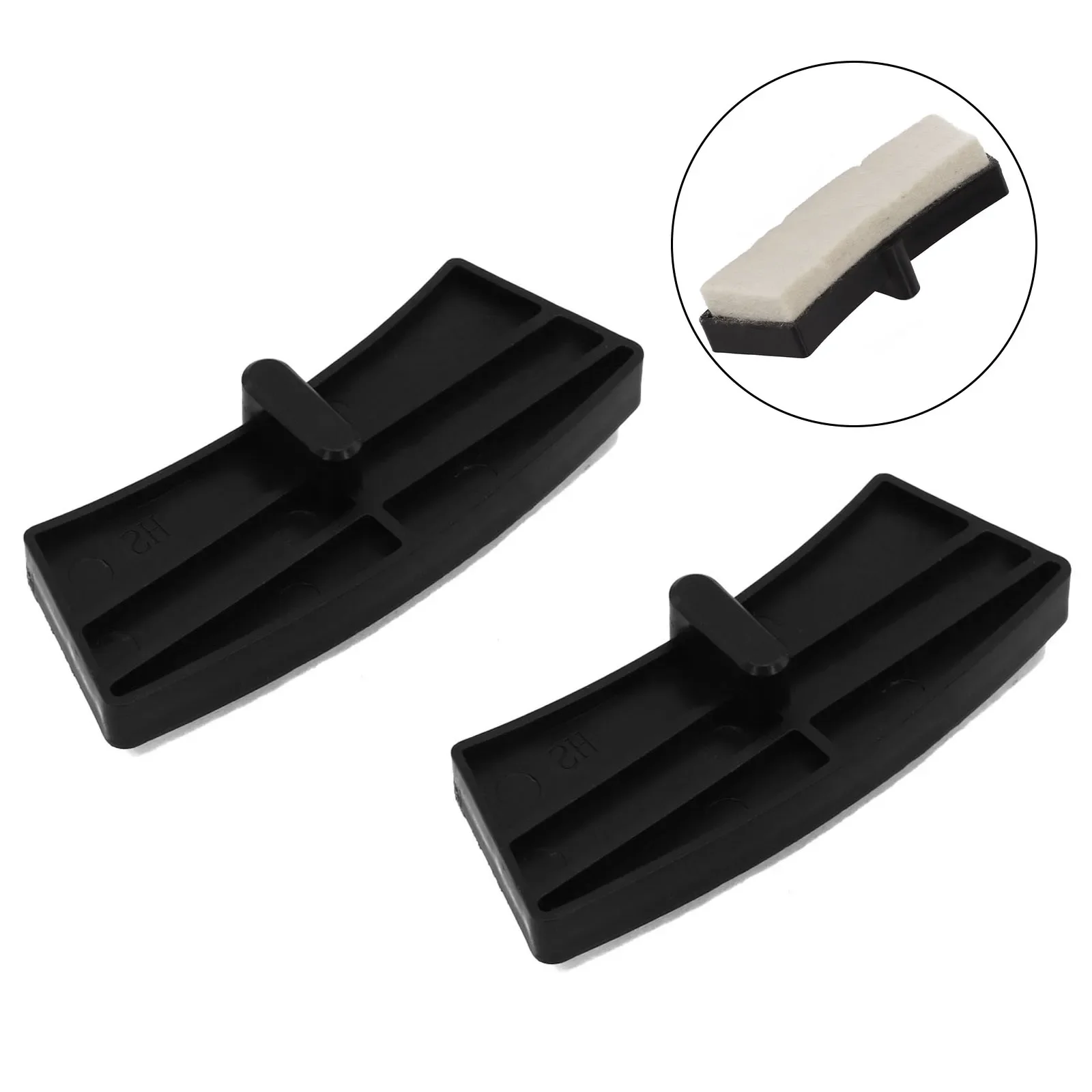 Pastillas de freno para bicicleta estática, pastillas de resistencia estacionarias para bicicleta, pastillas de freno de lana para Fitness, accesorios para gimnasio y Fitness, 2 uds.