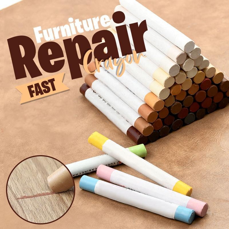Cire de réparation de meubles en bois, stylos de réparation de sol, de rayures endommagées, Crayons de réparation matériaux,