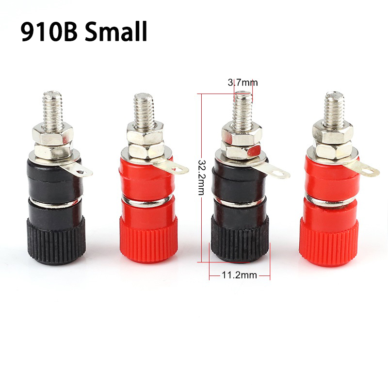 10 Stück JS-910B 999B Polklemmen, 4 mm Bananenstecker, 4 mm Anschlussstecker für Verstärker, Arduino: Armee Grün