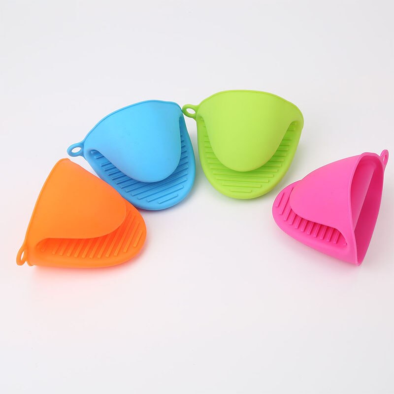 1pc de herramientas de silicona para repostería tomar sujeción térmica horno microondas de cocina guantes horno barbacoa guantes bandeja olla Clip