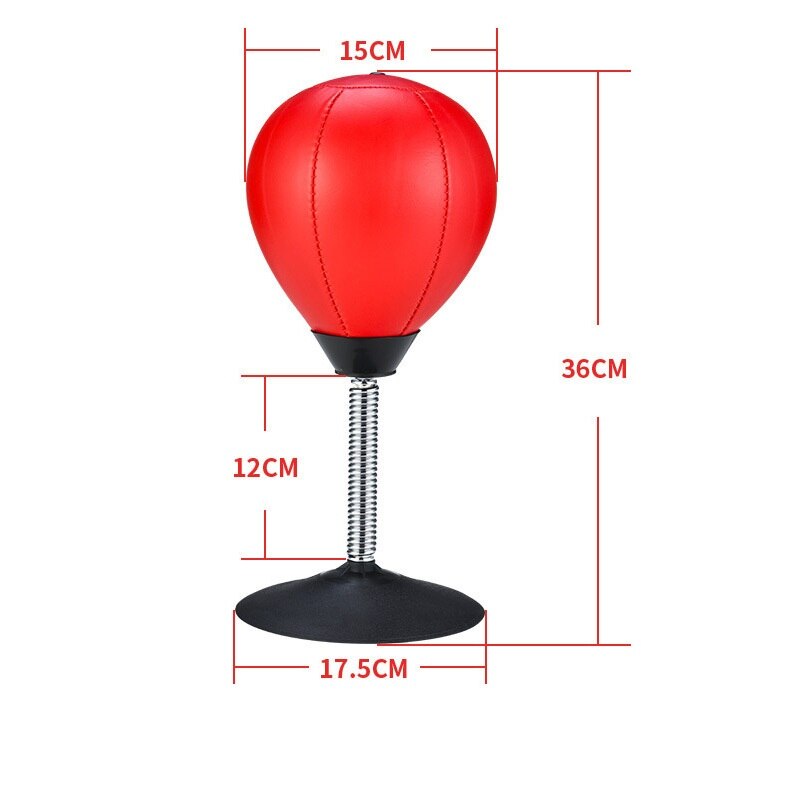 Balle de boxe en PU pour bureau, anti-Stress, vitesse de combat, réflexe, entraînement, Punch Ball Muay Thai MMA, équipement de sport
