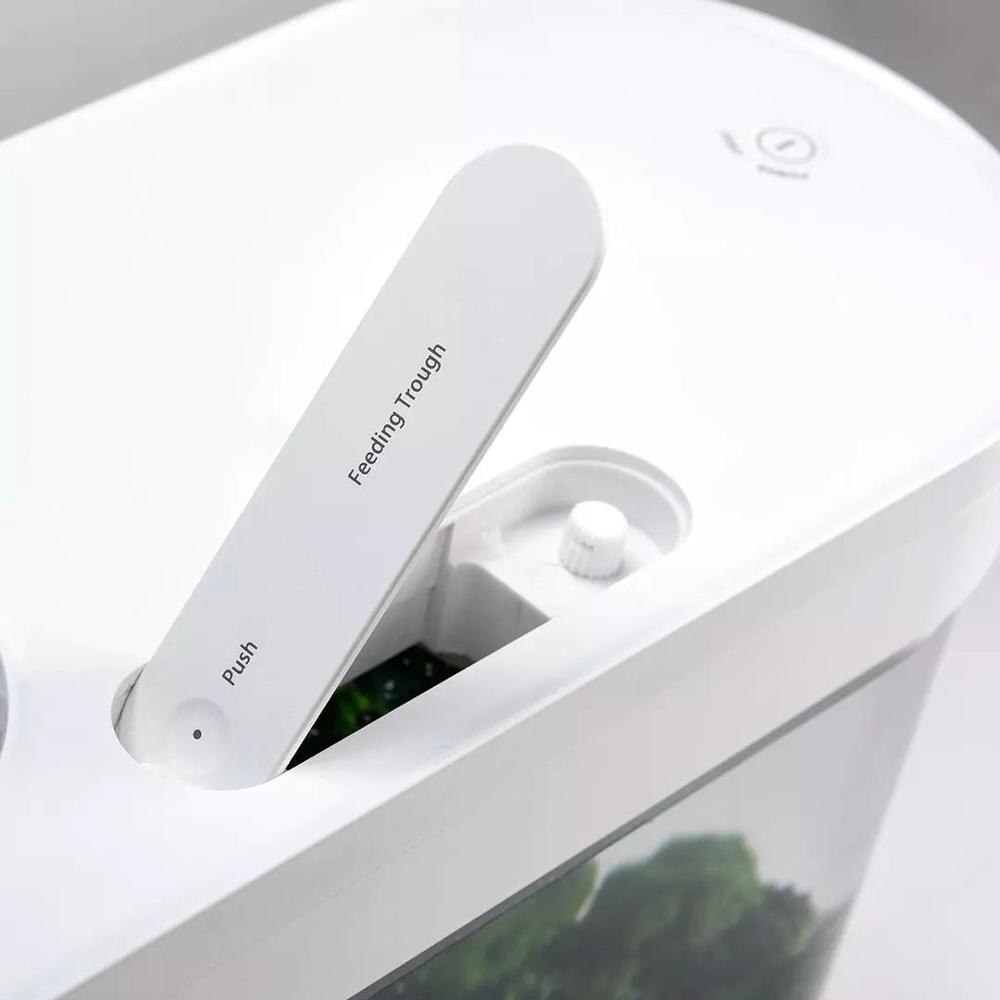 XIAOMI Geometry Fish Tank Aquaponics Ecosystem Small Water Garden Ecological Fish Tank Aquarium Transparent Aquarium