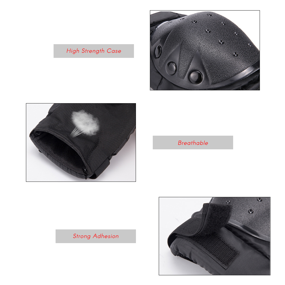 1 paio di ginocchiere e gomitiere da ciclismo per bicicletta MTB bici da moto supporto per ginocchio protezioni protezioni ginocchia da ciclismo