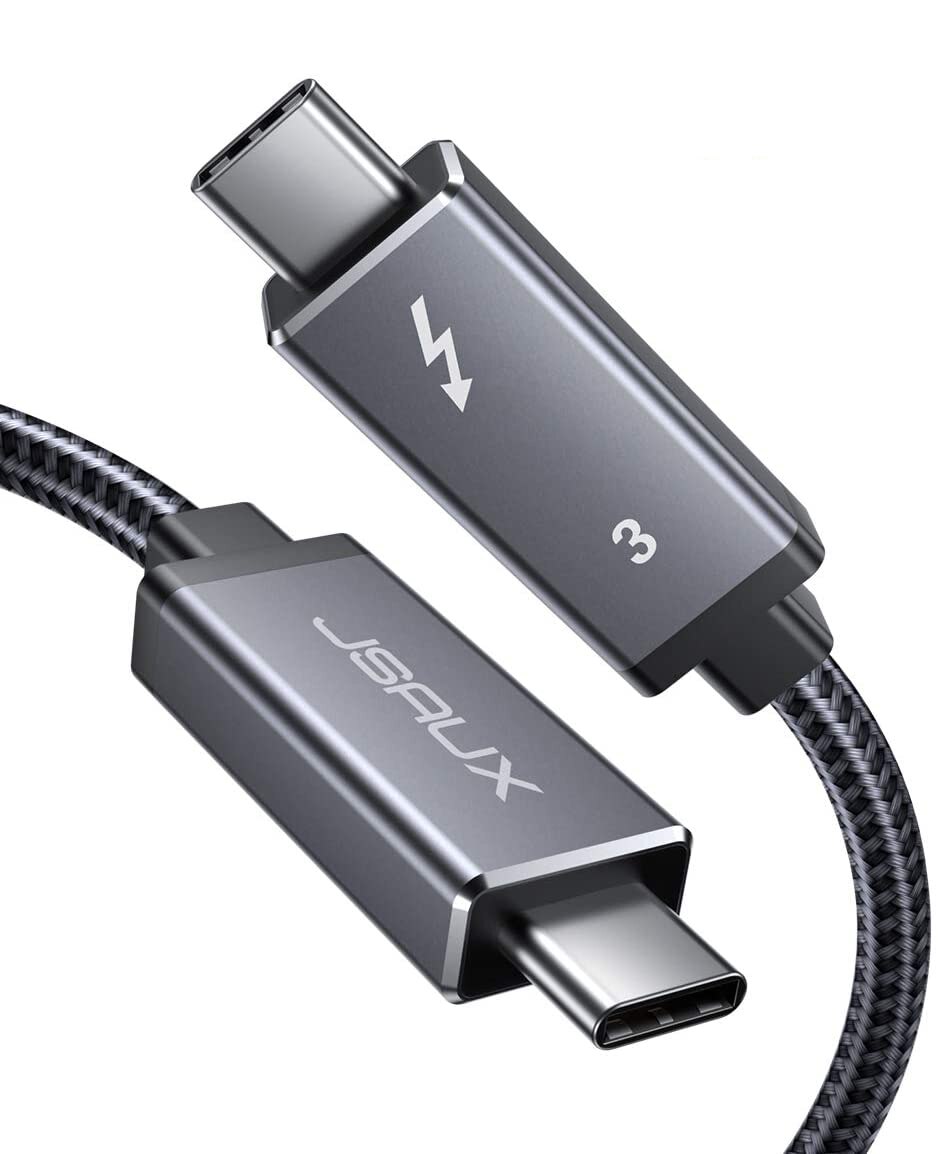 fulmine 3 cavo, Jsaux PD 100W 5A USB-C a USB-C 40Gbps 5K @ 60Hz tipo C a C USB ricarica rapida per Macbook pro dell HP centro 1m: Default Title