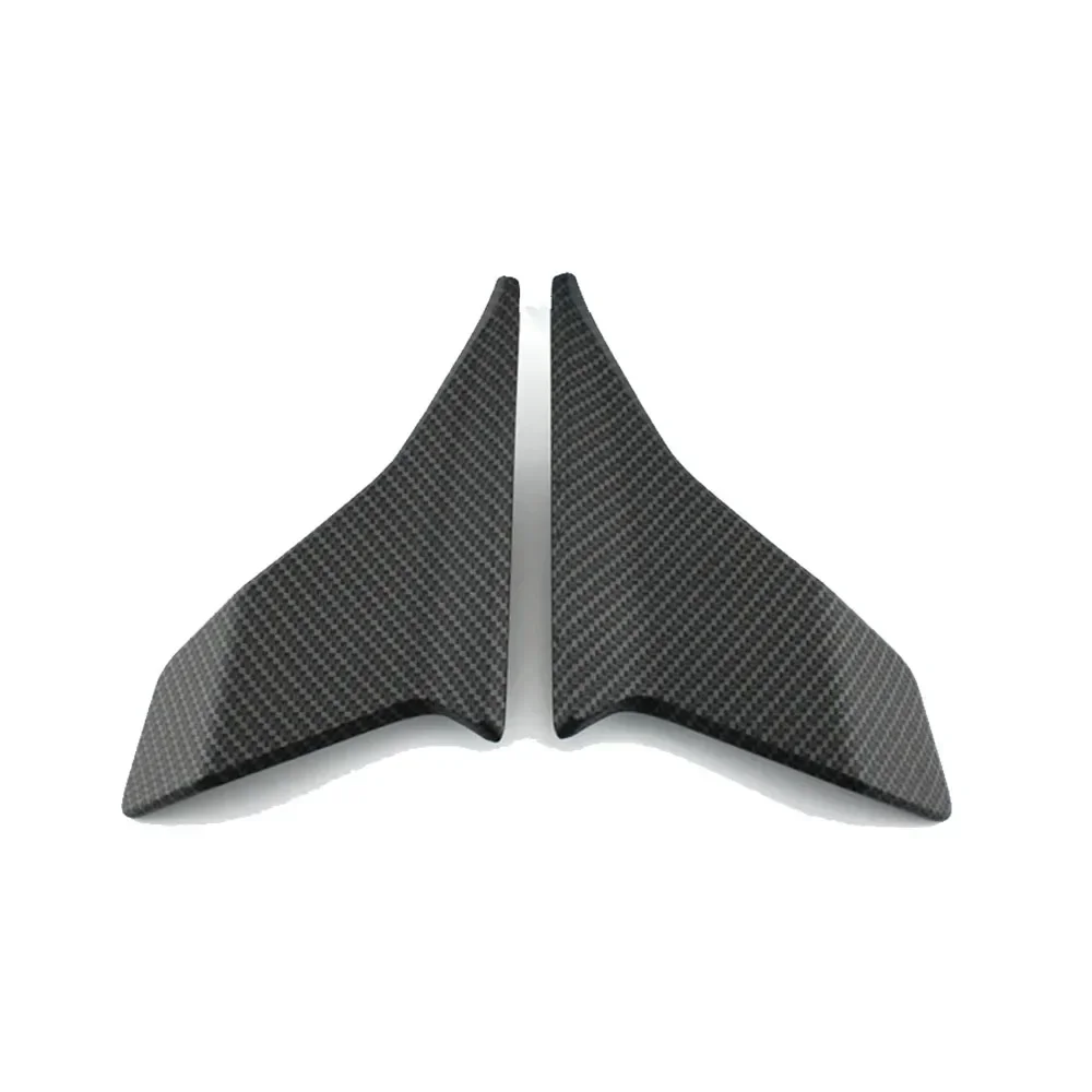 Motorcycle Winglet Side Downforce Naked Spoiler Fixed Fairing Wing Deflector For CFMOTO 250SR 300SR 250 300 SR ABS fun gtr: black