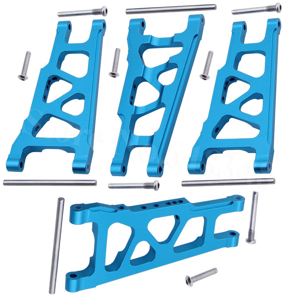 Voor & Achter Aluminium Draagarmen Vervanging van 3655x voor RC Traxxas 1/10 Slash 4x4 4WD Stampede 4x4 Rally XO-1 Optie