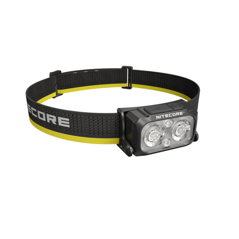 Nitecore  nu25 mct dobbeltstrålende usb-c genopladelig pandelampe 400 lumen indbygget -in 700 mah batteri spotlight + projektør
