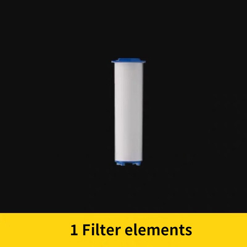 Bath PP Pure Cotton Water Filter Water Purifier Shower Head Stop Button Bidet High Pressure Water Saving Hand Sprayer Shower Set: purple