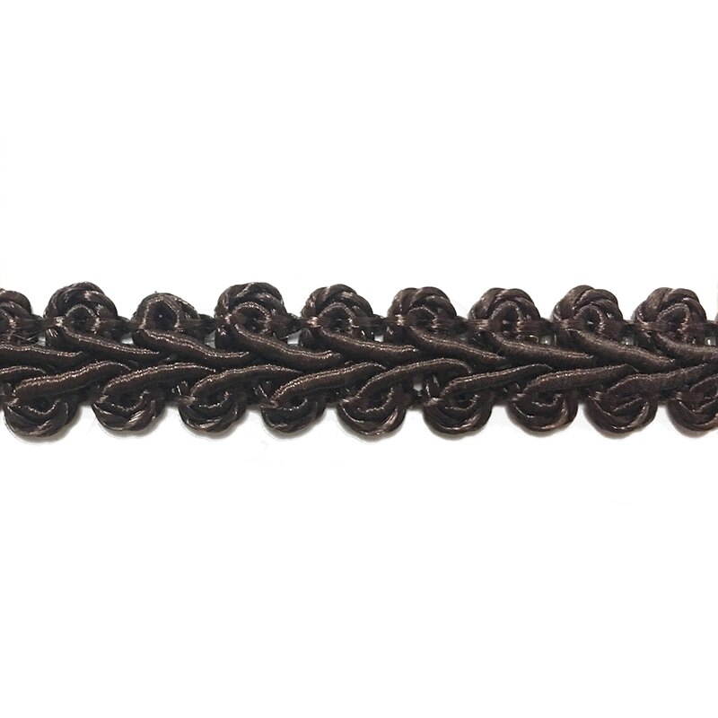 12M Braid Trim Lace Trim Gimp Basic Sewing Ribbon Polyester DIY Crafts Sewing Costume Home Decorative macrame Braided Cords: Dark Coffee