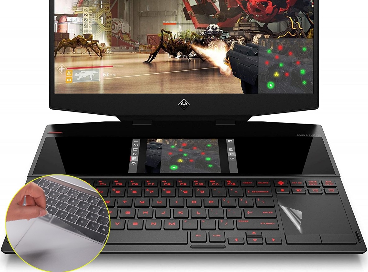 2PCS Matte Touchpad Protective film Sticker Protector For HP OMEN X 2S laptop TOUCH PAD