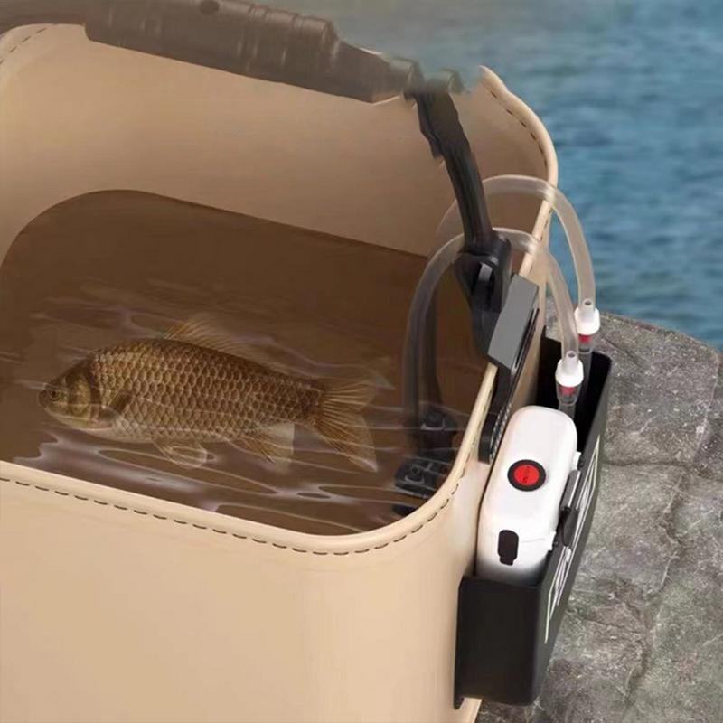 Portable fishing bucket, foldable fish bait bucket, eva water tank, 8l/14l fishing tackle, live fish box, water bag for camp fishing