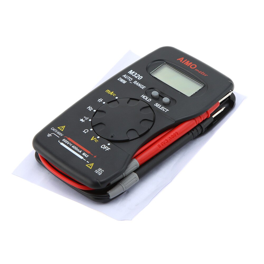 Aimo M320 Zakformaat Professionele Handheld Lcd Digitale Multimeter Frequentie Capaciteit Meting Data Hold Auto Varieert