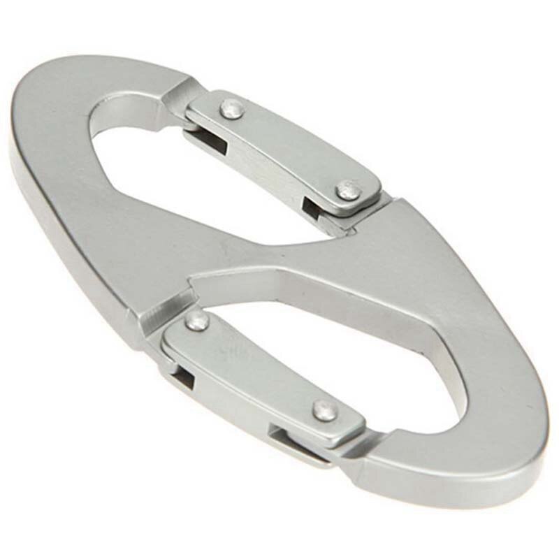5pc karabijnhaken van aluminiumlegering, sleutelhanger, karabijnhaken, outdoor kampeeruitrusting, klimuitrusting, wandelsportaccessoires: Default Title