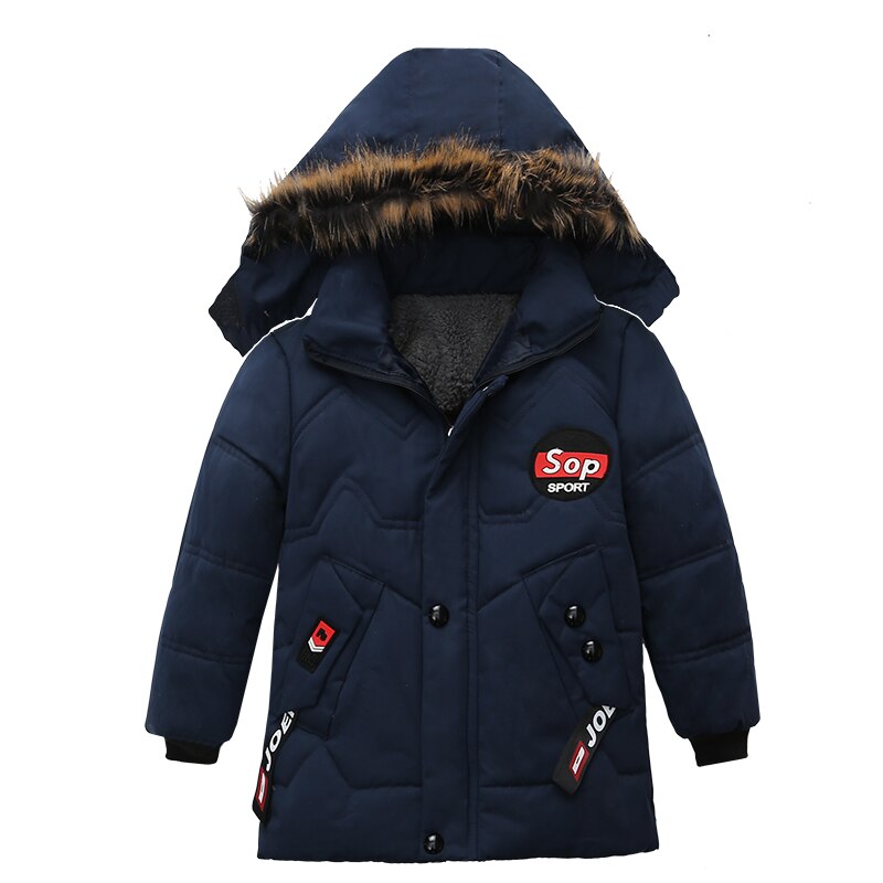 jongens jassen en jassen maat 2-5t leeftijd zwaargewicht husky winter herfst vallen kleding verdikking kap wol rits