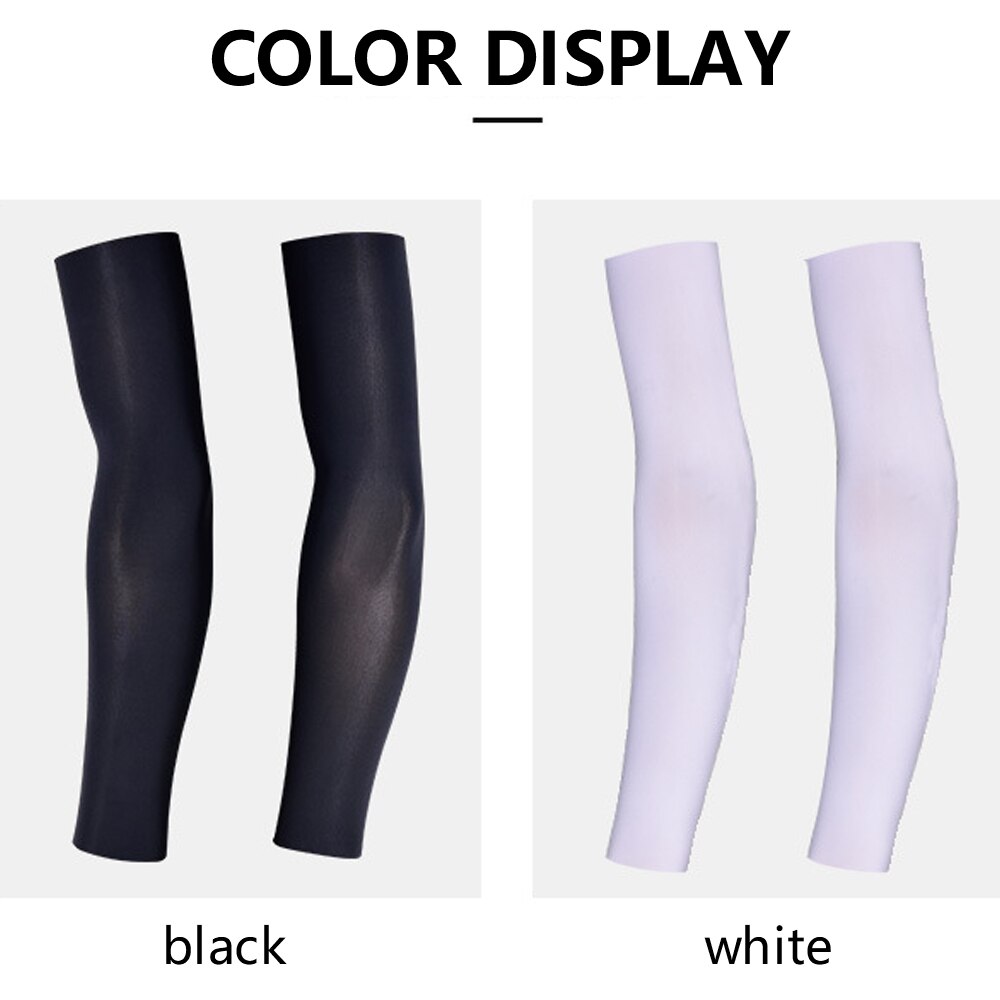 1Pair Long Gloves Sleeves Arm Protector Sun Protection Long Gloves Women Anti-UV Arm Warmer Cotton Long Fingerless Gloves Cuff