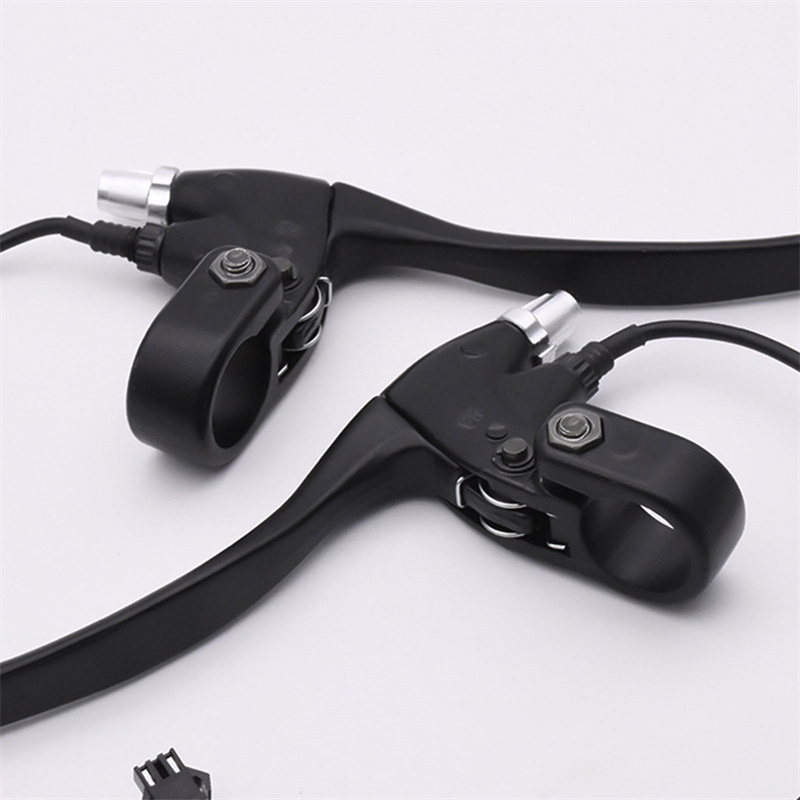 1 paire de leviers de frein arrière de vélo électrique, poignée de frein de vélo électrique, accessoire de vélo, outils de frein d'équitation