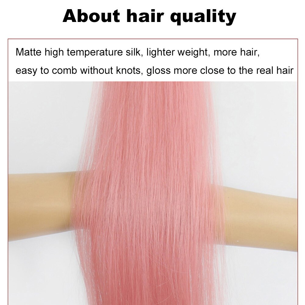 Xg color strip extension 22 tommer clip in hair extensions lange lige ombre frisurer 8 farver tilgængelige til kvinder hovedbeklædning