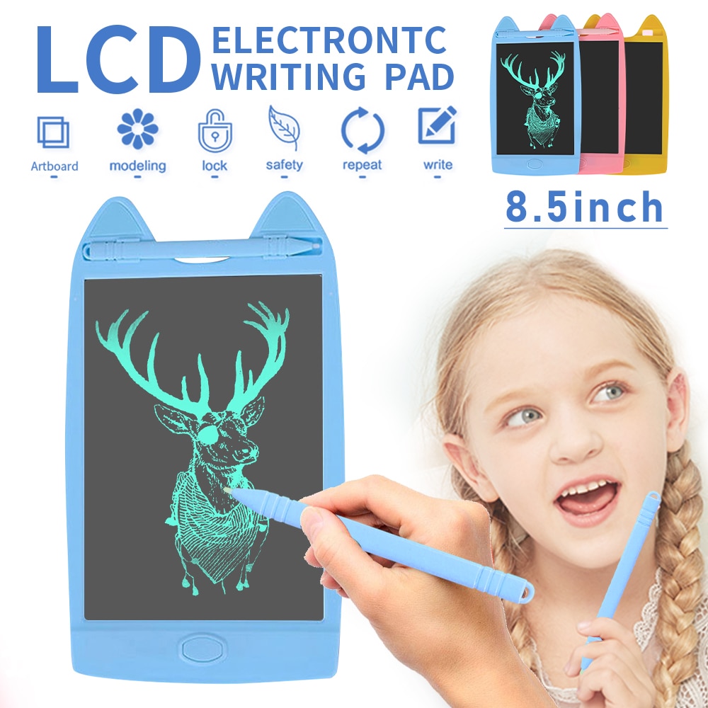8.5 Inch Smart LCD Writing Tablet Electronic Notepad Drawing Graphics Monochrome Handwriting Pad Board With Colorful Display