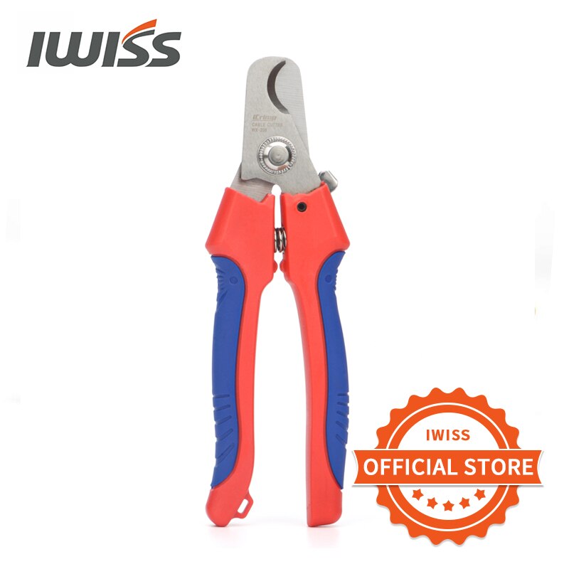 IWISS iCrimp 6,5-Zoll Draht Kabel Cutter, Scher Cutter, Elektronik Cutter für Aluminium, kupfer und Kommunikation Kabel